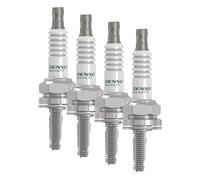 DENSO Bujía de encendido IKH16TT con resistencia & Electrodo de masa & Electro central Iridio & Electrodo de masa de platino Long. de rosca: 26,5mm (Paquete de 4)