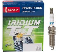 DENSO Bujía de encendido IXEH20TT con resistencia Electrodo de masa Electro central Iridio Electrodo de masa de platino Long. de rosca: 26,5mm Compatible con RENAULT Megane 3 Grandtour KZ0/1, TOYOTA