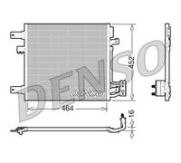 DENSO Condensador Aire Acondicionado Aluminio Para Jeep Wrangler III JK 2.8 CRD