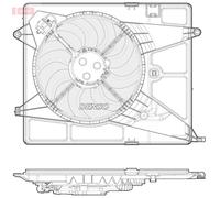 Denso Ventilador de motor DER15005 – Refrigeración del motor