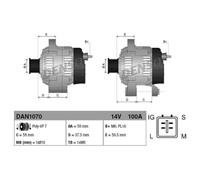 DENSO Generador Alternador 100A 14V Para Toyota Land Cruiser TRJ15_ KDJ15_