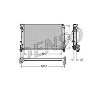 DENSO Kühler, Motorkühlung DRM09163