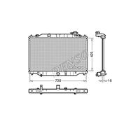 DENSO Kühler, Motorkühlung DRM44039