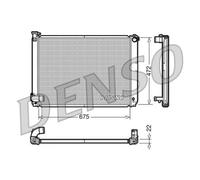 DENSO Radiador De Agua Aluminio Para Lexus RX MHU3_ GSU3_ MCU3_ 400H AWD