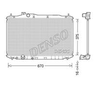 DENSO DRM40040 Radiador, refrigeración del motor