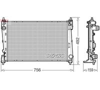 DENSO Radiador De Agua Para Fiat Doblo Gran Monovolumen 1.6 D Multijet