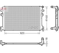DENSO Radiador Refrigerante Para VW Polo 1.0 TSI 1.5 T-Cross Seat Ibiza V Arona