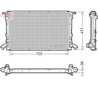 DENSO Radiador Refrigerante Para VW Touareg 3.0 TDI V8 Audi Q7 A6 Avant