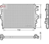 DENSO Radiador Refrigerante Para VW Touareg Porsche Cayenne 7P5 92A