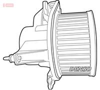 DENSO Ventilador habitáculo para LANCIA: Musa, Ypsilon & FIAT: Idea (Ref: DEA09032)