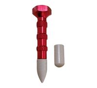 Dent Removal Tool, Aluminum Tap Pen, Auto Body Fixer, Head Tips, Precision Repair Design, Perfect for Car Doors, Roof Panels, Damage, Garage Easy to Use Color Red