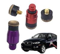 Dent Repair Heads Replacement, 4 Pieces Niche Remover Heads Tips, Professional Tap Down Tools for Deep Furrow Removal, Car Restoration, Auto Body Repair Kit