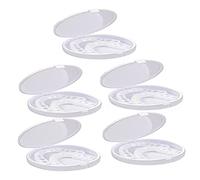 Dentadura de Silicona,Dentaduras Postizas Instantáneas,Carillas Falsa Dientes,Broche de Presión de Carillas Superiores e Inferiores para Dientes Malos Dentadura Postiza Perfecta(5 Piezas)