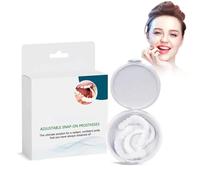 Dentadura Postiza Ajustable Snap-On, Cubre Dientes Temporales Moldeables Para Una Sonrisa Natural Y Cómoda, Ajuste Personalizado Para Hombres Y Mujeres, Recupera La Confianza En Tusonrisa - A