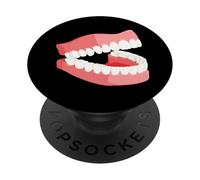 Dentaduras postizas Dentista Gracioso prostodoncista PopSockets PopGrip Adhesivo