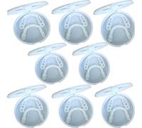 Dentaduras Postizas Gel de Sílice Instantáneas Carillas Dentales Falsa Temporales Superiores e Inferior Serrada de Sonrisa Desmontable Dientes Falsos Hombres Mujeres Para Dientes Malos,8pairs