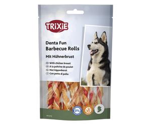 DENTAFUN - Rollos de Barbacoa de Pollo - Cantidad: 12cm / 80g (10 uni.)