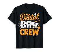 Dental Assistant Boo Crew Funny Halloween Tooth Style Camiseta