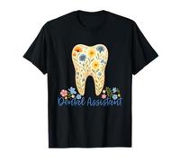 Dental Assistant Tooth Wildflower Dentist Squad Matching Camiseta