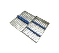 Dental Autoclave Sterilization Cassette Rack Box Tray for 10 Instruments s