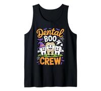 Dental Boo Crew - Camiseta Divertida para Hombre, Mujer, Disfraz de Halloween Camiseta sin Mangas