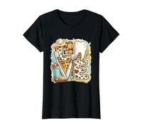 Dental Love Lindo Higienista Dental Asistente Dentista Camiseta gráfica económica, Mujer, Negro, S