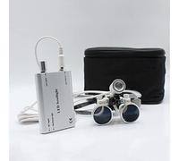 Dental Lupa Dentista 3,5 x 420 mm W/LED Faro Headlight Luz