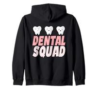 Dental Squad Odontología Diseño Divertido para Recepcionista Dental Sudadera con Capucha