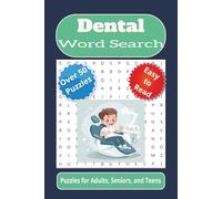 Dental Word Search: Word searches with easy to read print about dental, teeth, health, and more