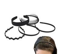 dentales para mujer - Soporte antideslizante para el cabello flexible | 5 piezas antideslizante maquillaje diadema para niñas adolescentes lavado cara vestirse ejercicio yoga deporte diario