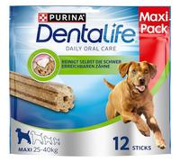 Dentalife Purina Maxi - Maxi Pack - Higiene Bucodental AU QUOTIDIEN - 426 G - 12 Varillas de mascar para Perros de Gran tamaño - Lote de 5