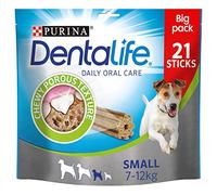 Dentalife Purina Mini - Maxi Pack - Higiene bucal Diaria - 345 g - 21 Palos para Masticar para Perros pequeños - Lote de 4