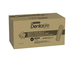 Dentalife PURINA - Snacks para Perros Que reducen la formación de sarro, 84 Unidades (14 x 69 g)