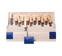 Dentals - Tabla comparativa de sombra de blanqueamiento 16/29 colores blanqueadores estéticos de porcelana para dientes