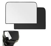 dentedeleao 2 Piezas Protección Solar Coche, Protección Térmica Ventanilla Lateral Luneta Trasera, Cortina Magnética de Protección Solar para Coche con Protección UV(80 * 50cm)