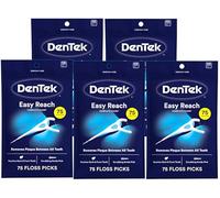 DenTek Completa Clean menta fresca angolato Floss Picks 75 bis (pacchetto di 5)