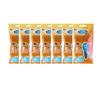 DenTek Fun Flosser Kids - Juego de 7 flotadores para niños con sabor a frutas silvestres