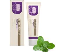 Dentifricio del dente naturale, dentifricio della cura orale naturale, protezione dello smalto e rafforzamento dei denti, per la formula senza fluoro per denti sensibili, respiro fresco (1pcs)