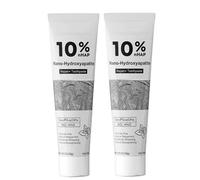 Dentífrico Con Nano-Hidroxiapatita - 2×120G Pasta De Dientes 10% Hidroxiapatita, A-livia La Sensibilidad,Fortalece Y Restaura El Esmalte D-ental,Sabor A Menta Para Dientes Sensibles, Aliento Fresco