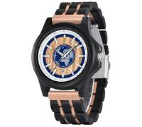 Dentily Relojes de madera para hombre, visualización de fecha, reloj de cuarzo para hombre, hecho a mano, casual, ligero, de madera y acero inoxidable para hombre