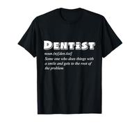 Dentist Definition Smile Root Dentista Camiseta