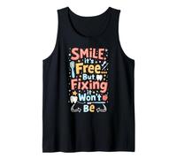 Dentist Dental Assistant Teeth Dentistry Dental Hygienist Camiseta sin Mangas