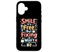 Dentist Dental Assistant Teeth Dentistry Dental Hygienist Carcasa para iPhone 16