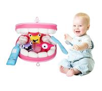 Dentist Toy Set for Kids - Toothbrush Toothpaste Pretend Play, Early Learning Cognitive Toys | Educational Role Play's Sets Children Boys Girls Fun Imaginative Play