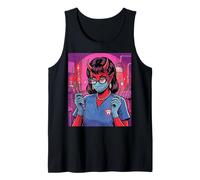 Dentista Asistente Dental Higienista Cuernos del Diablo Espeluznante Miedo Camiseta sin Mangas