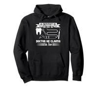 Dentista Humor Medio Doctor Claim Dental Broma Divertido Sudadera con Capucha