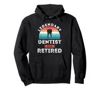 Dentista Legendario se ha Jubilado, Regalos de jubilación para Dentistas Sudadera con Capucha