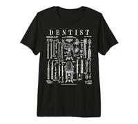 Dentista Odontología Kit de Herramientas dentales Vintage Patent Print Camiseta Premium