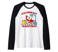 Dentista Ortodoncista Dental Es Un Buen Día para Salvar Los Dientes Camiseta Manga Raglan