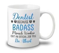 Dentista Porque Es Un Hacedor De Milagros Rudo Tazas Té Graciosa Tazón Novedad Tazas De Regalo Regalos Novedosos Para Navidad Familiares Trabajo 330ml